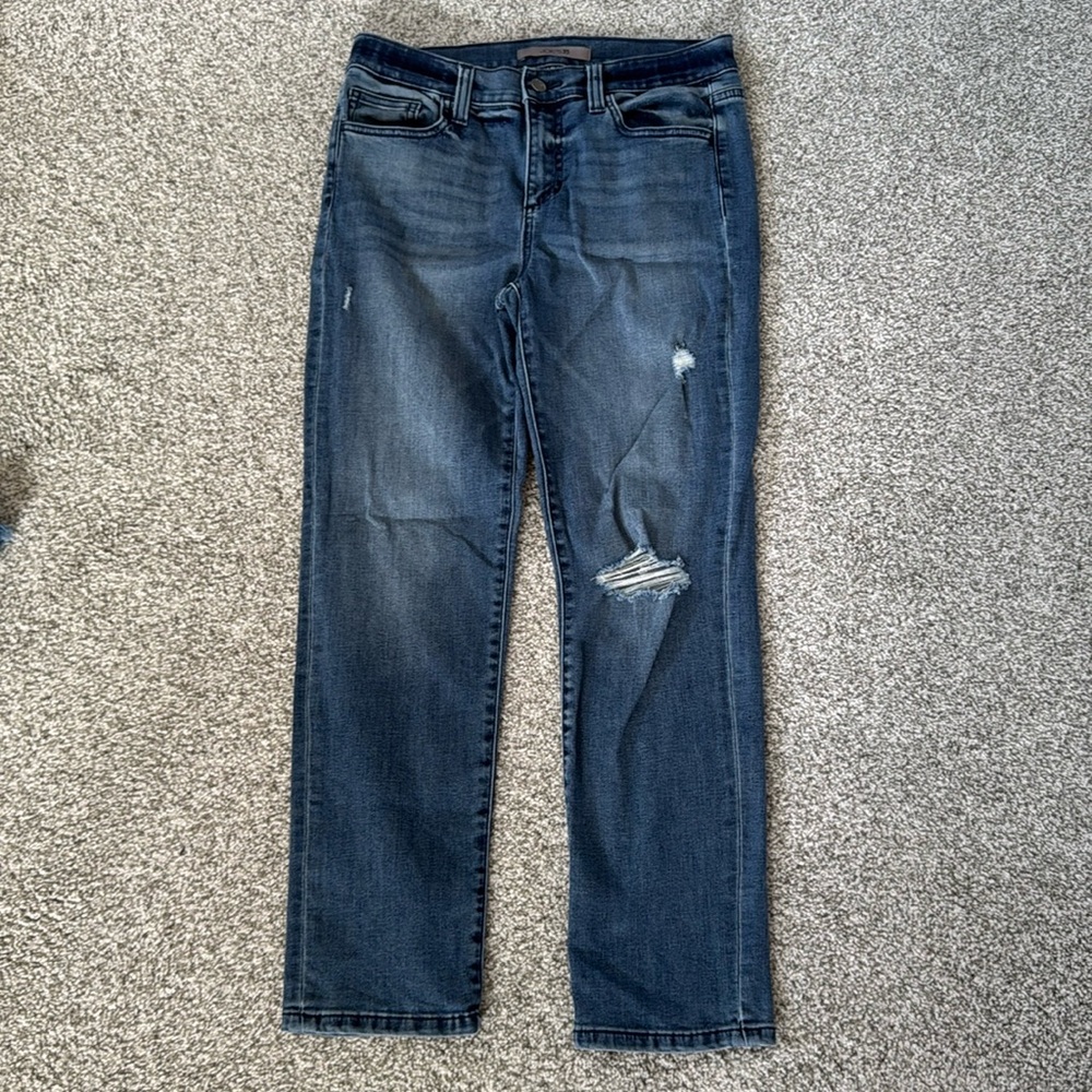Joe’s Mid rise Straight Ankle Denim Jeans Janet Size 28